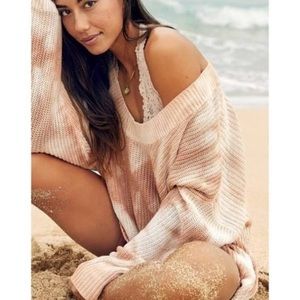 Aerie Knit Oversized Tie Dye Sweater Size M